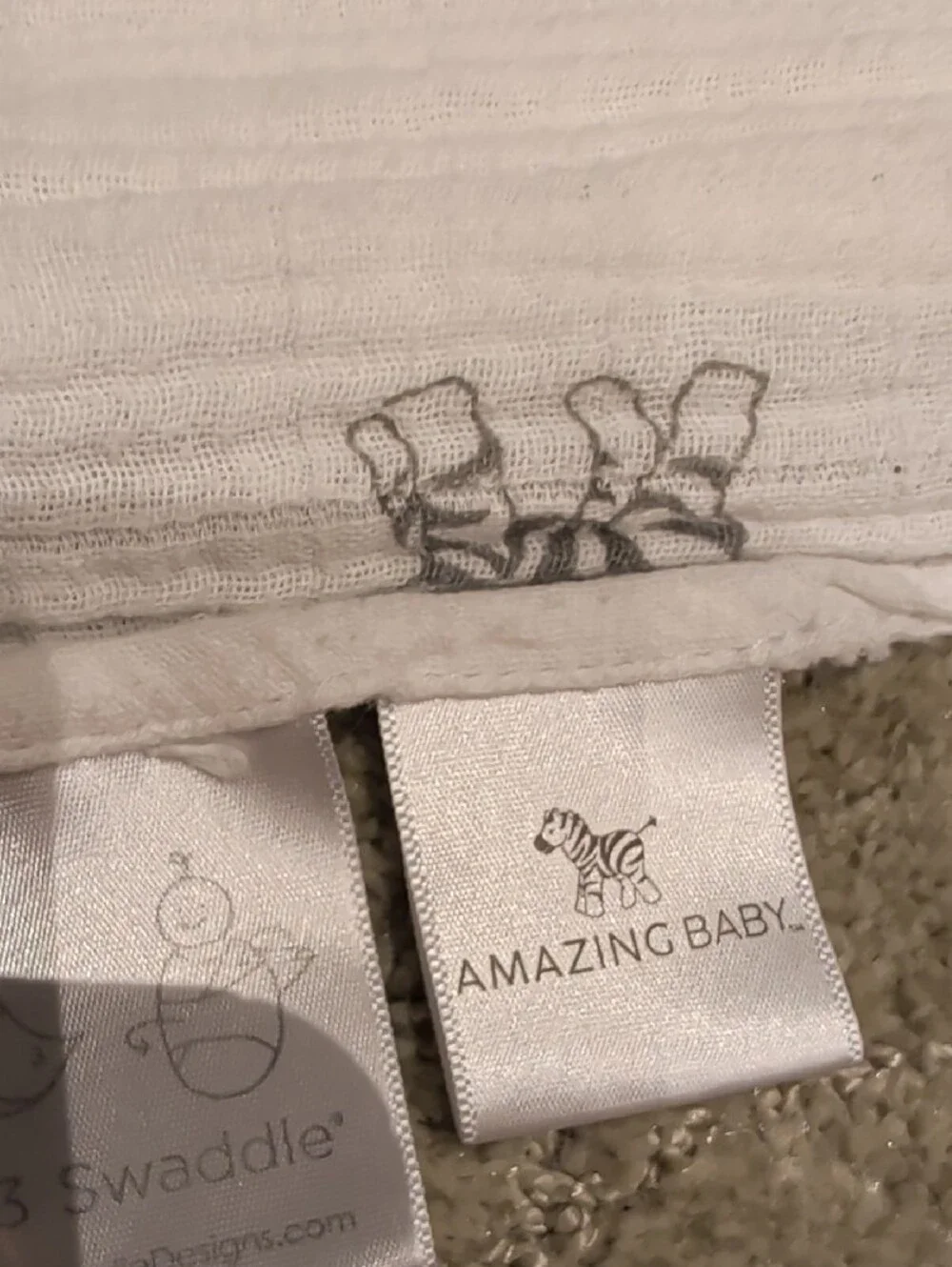 Amazing Baby unbranded white